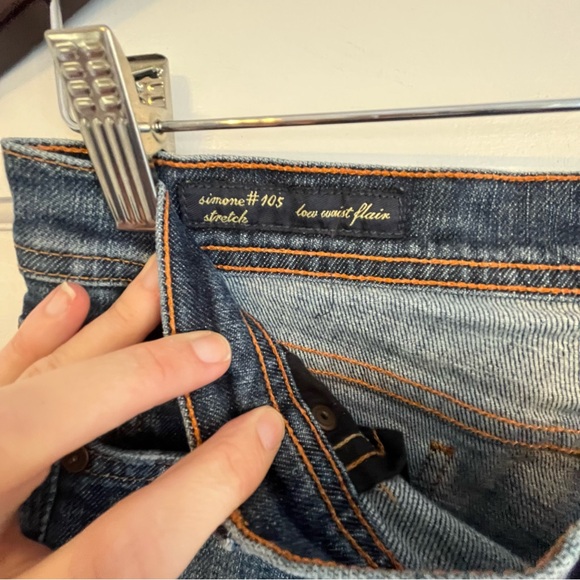 Citizens of Humanity Simone #105 Stretch Low Waist Flare. SZ 28. Y2K - Picture 6 of 12